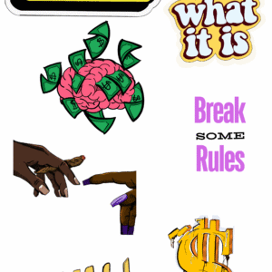 Break Some Rules- Sticker Sheets Set of 8