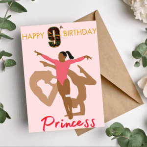 9th Birthday Card – African Print