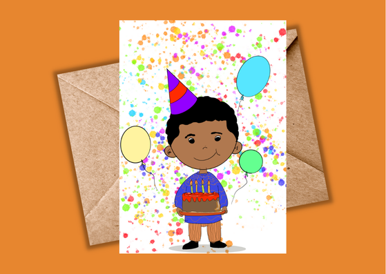 Birthday Card for Him – Boy greeting card - Image 2