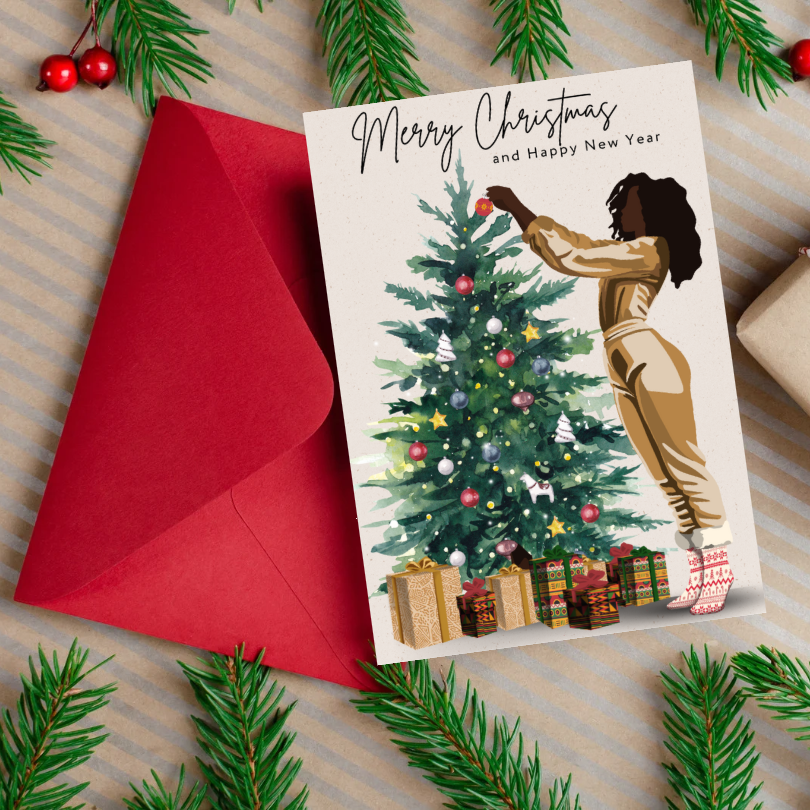 Merry Christmas Card- For Sister, Daughter, Friend Card