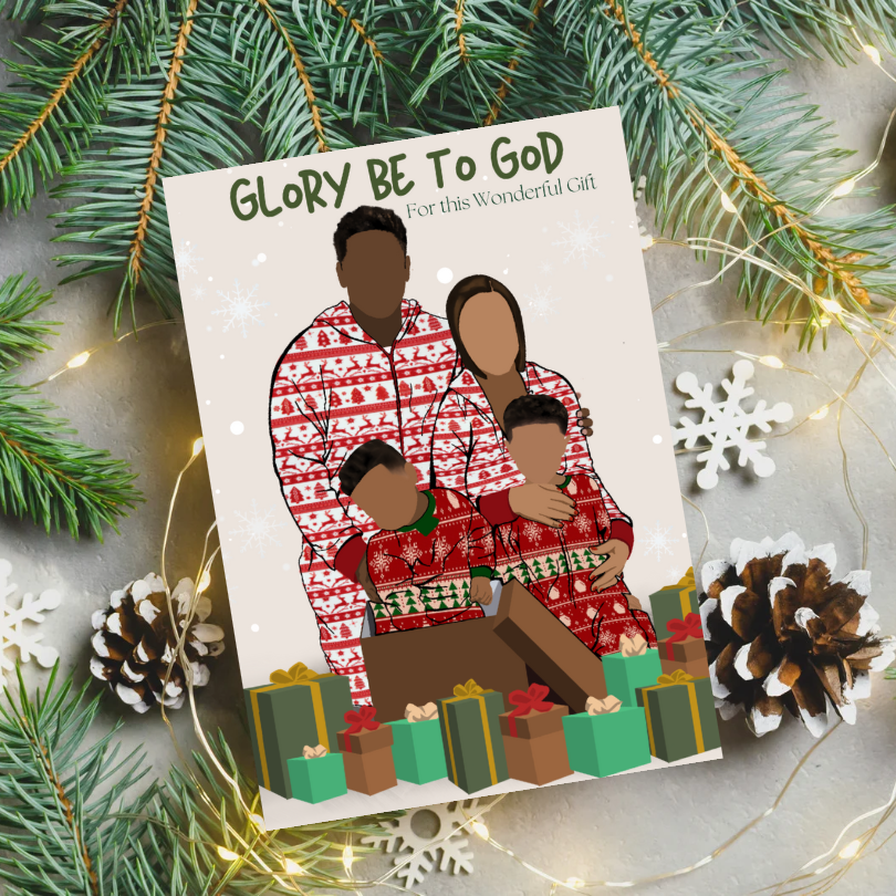 Merry Christmas Card - Family Wishes - Image 2