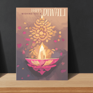 Happy Diwali Card - Diwali Lights Card Festival of Lights