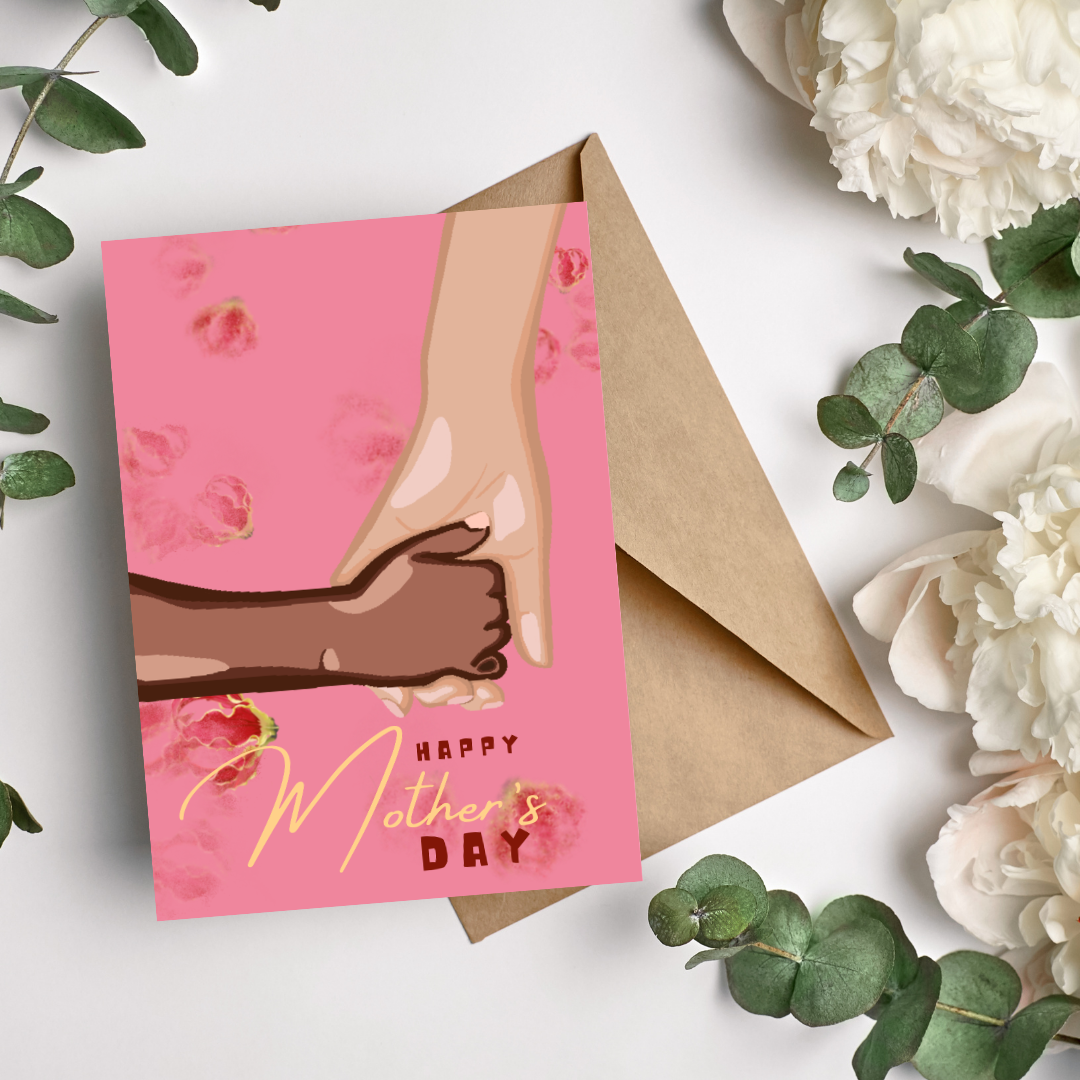 Mother’s Day Card - Holding Hands Card - Image 2