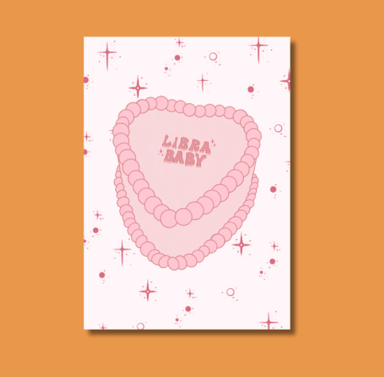 Plantable Postcard- Libra Baby
