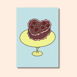 Plantable Postcard- Chocolate Cake