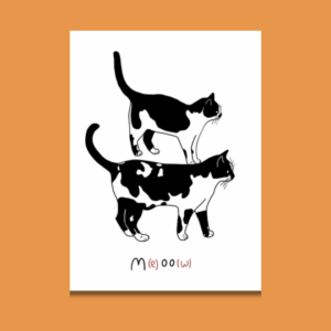 Plantable Postcard - M(e)oo(w)