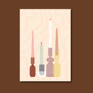 Plantable Postcard- Candles