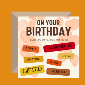 Eco friendly Birthday Card – On Your Birthday
