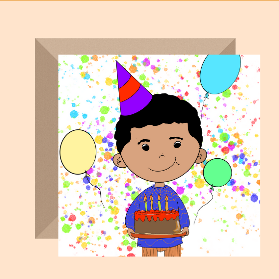 Birthday Card for Him – Boy greeting card - Image 3