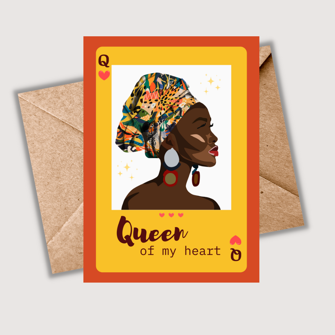 Valentine’s Day Card - Afrocentric Queen
