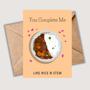 Valentine’s Day Card for Partner- You Complete Me